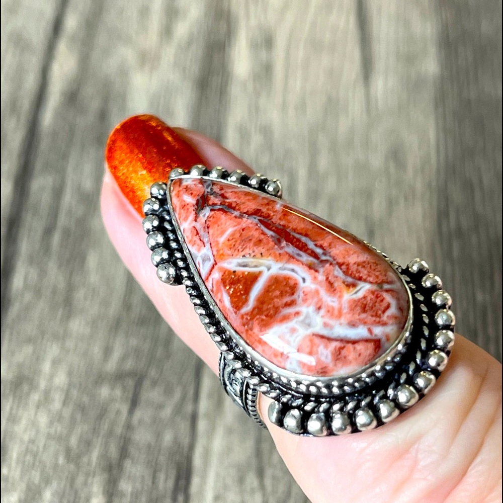 Sunstone 925 Silver Heritage Ring - image 3